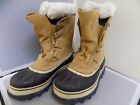 Sorel Caribou Waterproof Winter Boots NL1005-280 Light Tan Women Size 7