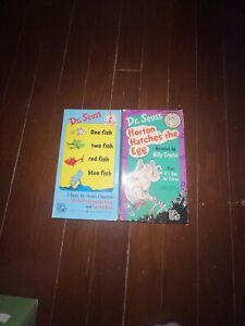 Dr. Seuss - One Fish Two Fish Red Fish Blue Fish VHS Beginner Book Video Kids