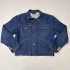 Vintage Wrangler No Fault Denim Jacket Size 44 USA Made 70s/80s