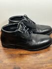 Rockport Mens Size 11 M Black Leather Ankle Boots Waterproof Hydro Shield V75502