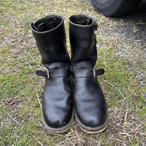 WESCO Engineer Boots Harley Motorcycle Vintage Genuine Leather Boots 26.5cm