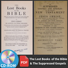 Lost Books of the Bible -Suppressed Gospels New Testament/Forbidden-9 Volumes-CD
