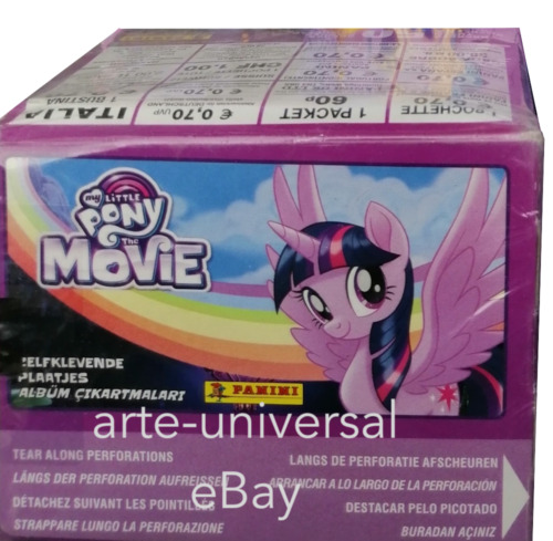 SEALED BOX (50 packs 250 stickers) - My Little Pony The Movie Panini Collection