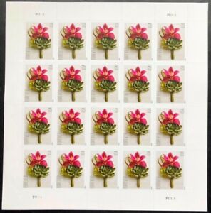 New ListingUnited States 2020 Contemporary Boutonniere Postage Booklet Stamps of 20 MNH