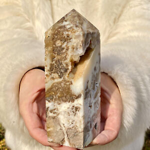 1.79LB Natural Sphalerite Crystal Cave obelisk quartz crystal energy column