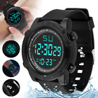 Waterproof Men Military Sports  Digital Watch Tactical LED Backlight Wristwatch