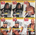Lot of 6 Vintage Wrestling TV Guide WWF Hulk Hogan STEVE AUSTIN The Undertaker