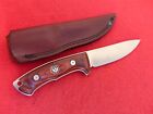CRKT Columbia River wood full tang prototype fixed blade knife