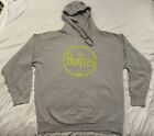 The Beatles “Let It Be” Gray Sessions Photos Drum Logo Pullover Hoodie Apple XL