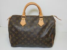Louis Vuitton Monogram Speedy 30 Purse Bag M41526 Brown TH1010 Pre-Owned