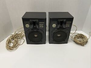 Genuine Pioneer S-X7A Stereo Speakers- Tested & Working- Very Long Cables