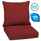 Outdoor Deep Seat Chair Patio Cushions Set Pad Fade Resistant Garden Chair 24 in