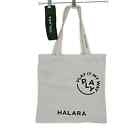 Halara reuseable canvas top handle tote bag and terrycloth hairband NEW in bag