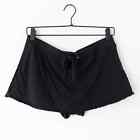 Juicy Couture Vintage Y2K Made In USA Black Micro Mini Skirt Skort Size Small