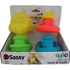 Sassy Stem  Light Up Buoy & Boats Bathtub Toys, Bubble Bath Toys Ages 6+