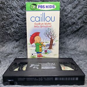 Caillou - Goodbye Winter, Hello Springtime VHS Tape 2002 Animated Kids Cartoon