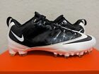 Nike Zoom Vapor Carbon Fly TD Football Cleats Black White (396256-002) size 11