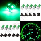 10 T10 168 194 Green LED Instrument Cluster Lights with 1/2