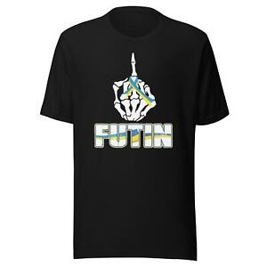 Ukraine T-Shirt Futin Short Sleeve 100% Cotton Crew Neck Top