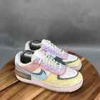 Nike Air Force 1 Shadow Womens 9 Sneakers Painted Low Top Lace Up Shoes