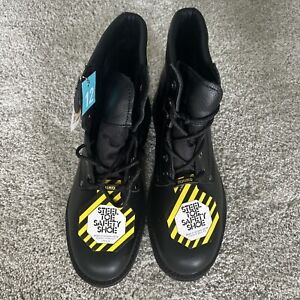 Rhino Men's 60S21 Steel Toe Safety Work Boots - Black Size 12