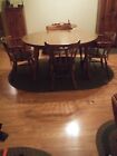 Keller Early American Hard Rock Maple Dining Room Set (Table & 6 Chairs)