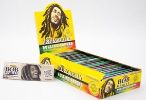 Bob Marley Rolling Papers 1 1/4 Pure Hemp Cigarette Papers (Full Display!)