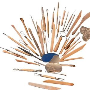 Clay Pottery Modeling Sculpting Tools 48 Pieces