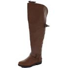 Journee Collection Womens Brown Over-The-Knee Boots 6 Medium (B,M) BHFO 0332