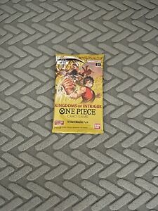 New Listing(1) Kingdoms of Intrigue Booster Pack One Piece Card Game OP-04 English Pack