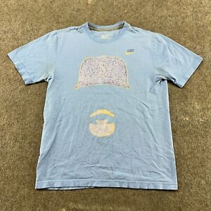 Seattle Mariners Shirt Mens Medium Blue Graphic Retro Cotton Regular Fit Nike