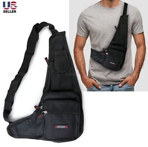 Mens Backpack Fanny Pack Cross Body Sling Shoulder Bag Chest Travel Sport Unisex