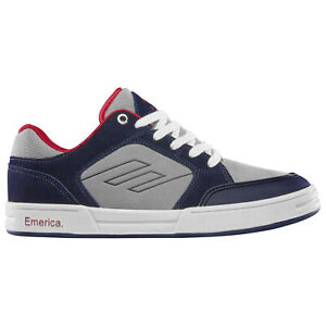 Emerica Skateboard Shoes Heritic Navy/Grey/Red