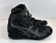 vintage asics JL801 high cut wrestling shoes black US 9 EURO 41.5 JPN 26 Rare