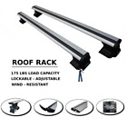 Roof Rack Cross Bars For Nissan Frontier 2000-2024 Carrier Rail Aluminum Silver (For: 2019 Nissan Frontier)