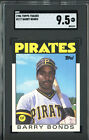1986 Topps Traded RC Barry Bonds True Rookie Card #11T SGC 9.5 MINT + Centered!