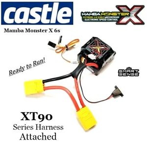 RCP-RTR Castle Mamba Monster X 6s ESC With XT90 Series Harness Attached