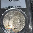 1885 Pcgs M63 Silver Dollar  Toned 90 Percent US Silver $1 Beautiful