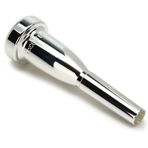 Bach Megatone Trumpet Silver Plated Mouthpiece, 1.25C