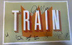 Autographed Train Poster