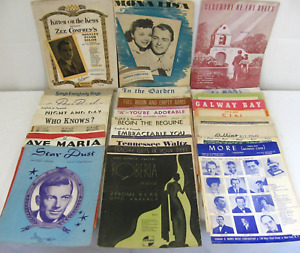 Sheet Music from the 1930's & 40's 12
