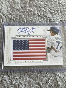 New Listing2014 National Treasures - Made In The USA Autograph #ed 99/99 - Kris Bryant