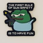 Hypebeast Military Custom Tactical Patch Pepe Gun Safety