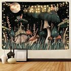 Mushroom Tapestry Moon and Stars Tapestry Snail Tapestry Plants and Leaves Ta...