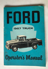 1957 FORD TRUCK OPERATOR's MANUAL CAR AUTO MANUAL - 48 PAGES