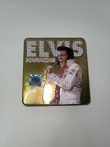 Elvis Presley CD Karaoke Set of 3 Tin Case Lyric Book  And Letter
