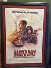 My Chemical Romance Danger Days Signed Poster-Custom Framed