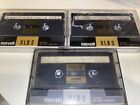 Maxell XL II S 2x90 1x100 XLIISCassette Tape Used Sold as Blank Lot Of 3