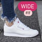 Reebok Princess WIDE Fit Women's Sneaker Athletic Shoe White Trainers #106 #500