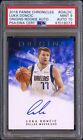2018 Chronicles Origins Luka Doncic Rookie RC On Card Auto /99 Pop 2 PSA 9 10